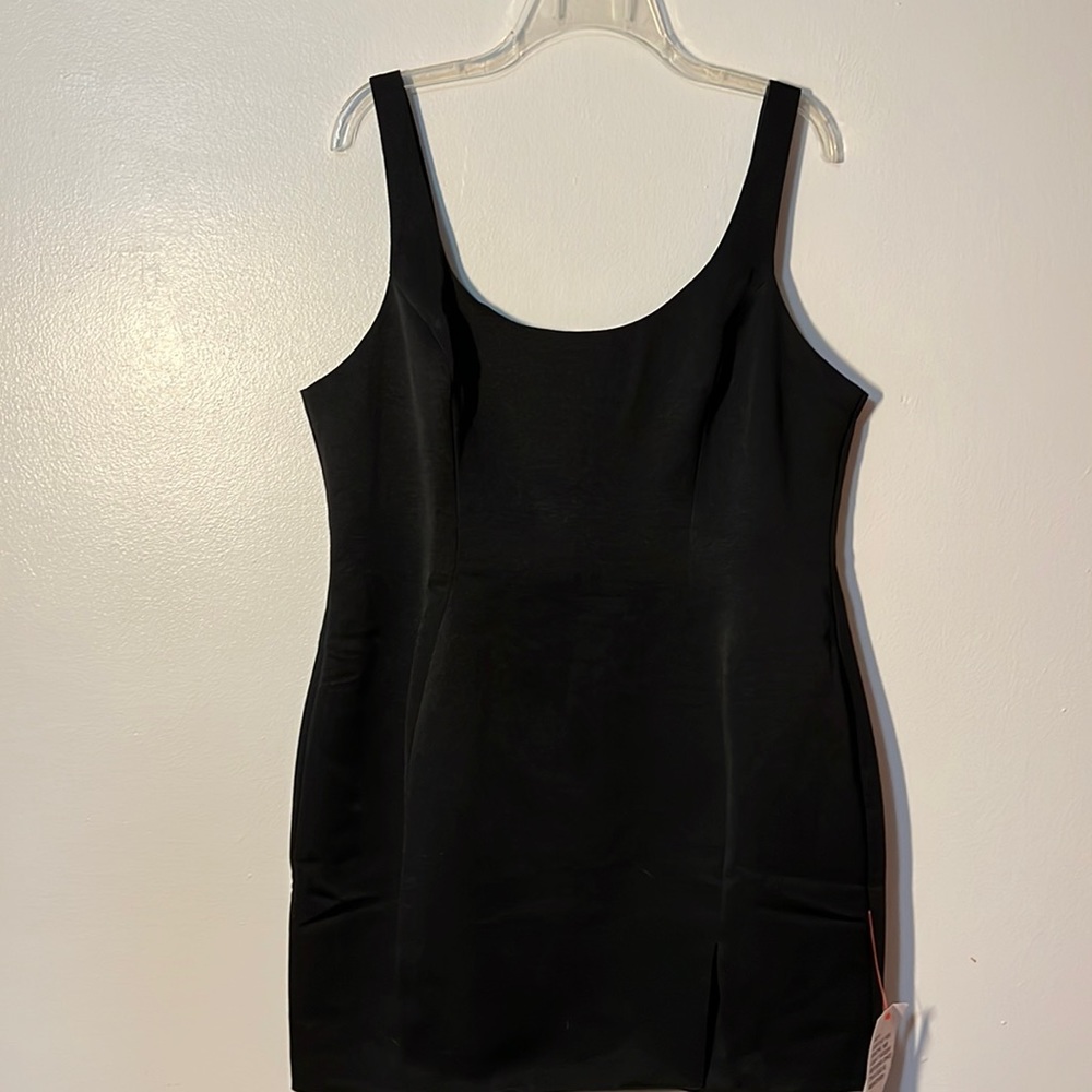 Asos Design Black Strapless Fitted Dress- Size 14 New - tank hourglass
